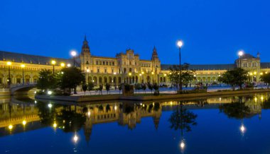 Muhteşem İspanya Meydanı, Plaza de Espana en Seville