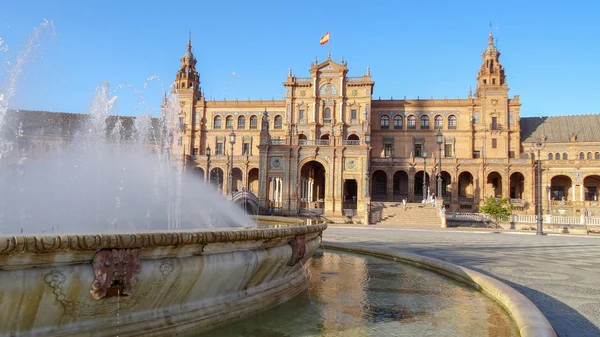 L'incroyable Place d'Espagne, Plaza de Espana en Seville — Photo