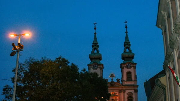 Budapeste é a capital da Hungria, bela cidade — Fotografia de Stock