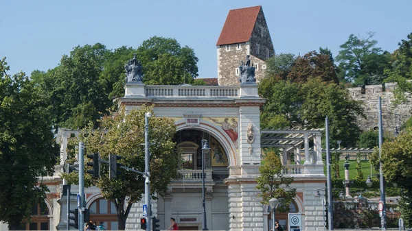 Budapest è la capitale dell'Ungheria, bella città — Foto Stock