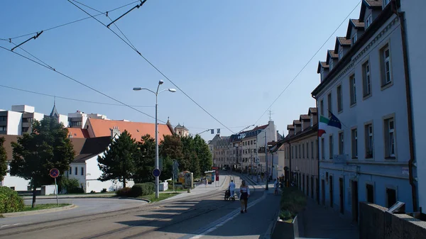 Bratislava é a capital da Eslováquia, bela arquitetura — Fotografia de Stock