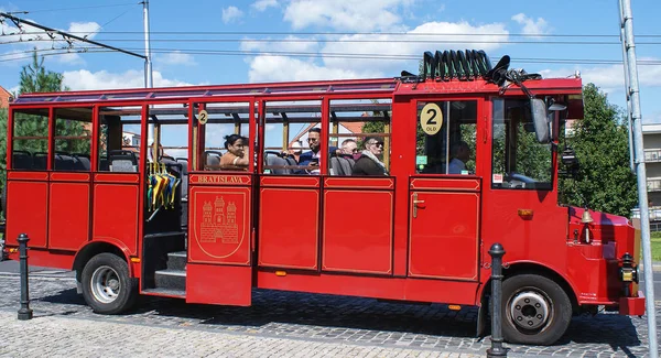 Bratislava es la capital de Eslovaquia, hermosa arquitectura — Foto de Stock