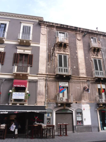 Catania İtalya 'nın Sicilya adasında güzel bir şehirdir. — Stok fotoğraf