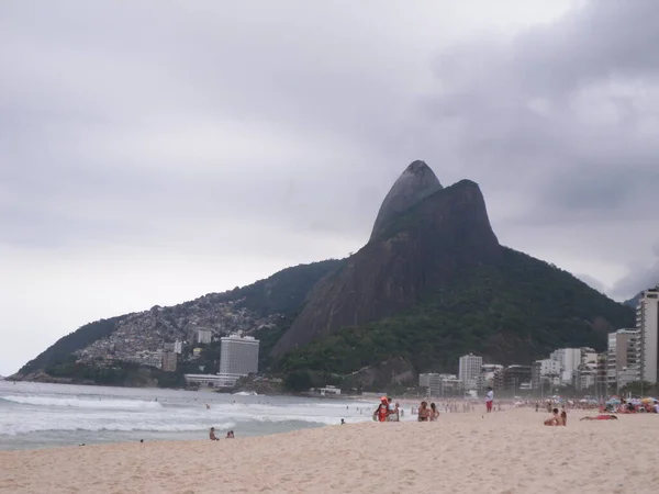 Rio de Janeiro híres város Brazíliában. Csodálatos kilátás. — Stock Fotó