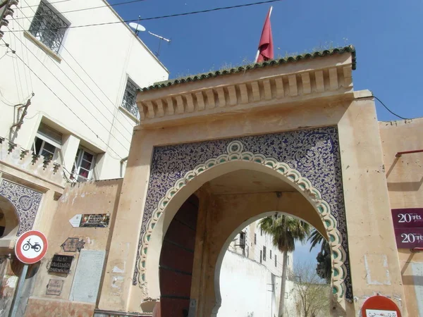 Фес - старе місто в Марокко з дивовижним центром. — стокове фото