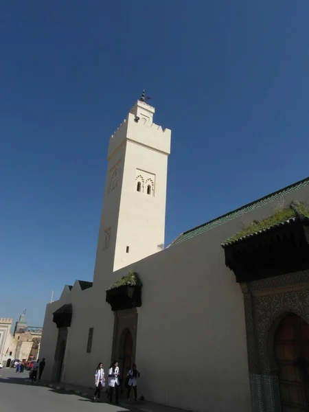 フェスは素晴らしい中心部を持つモロッコの古い都市です — ストック写真
