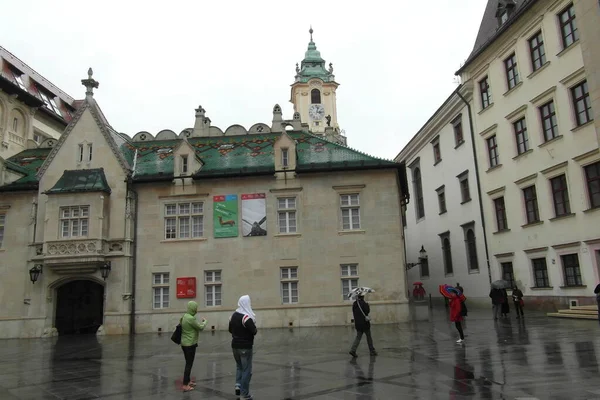 布拉迪斯拉发是斯洛伐克的首都 — 图库照片