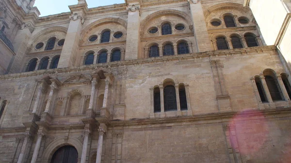 Málaga é uma cidade antiga e muito bonita na Espanha — Fotografia de Stock