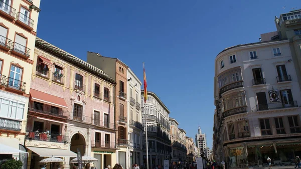 Malaga je staré a velmi krásné město ve Španělsku — Stock fotografie