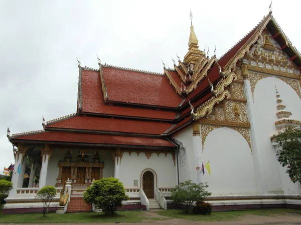 Wunderschönes Und Ursprüngliches Laos Hauptstadt Von Vientiane Eine Ungewöhnliche Reise — Stockfoto