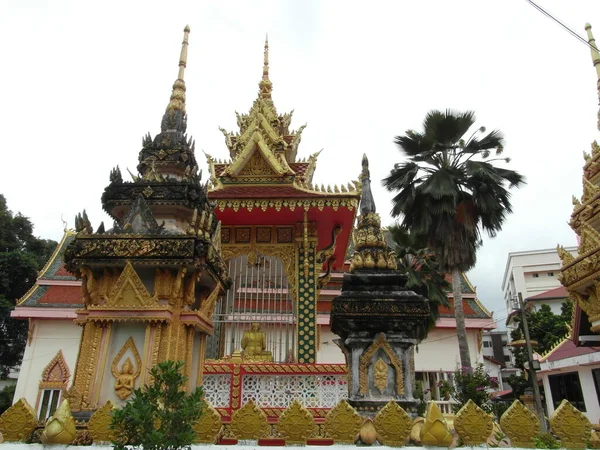 Krásný Originální Laos Hlavní Město Vientiane Neobvyklá Cesta Jihovýchodní Asií — Stock fotografie