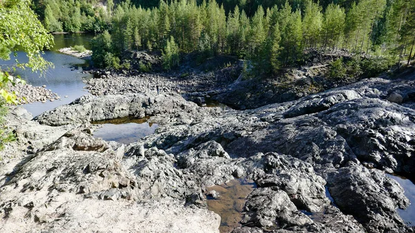 Carélia Uma República Muito Bonita Norte Rússia Girvas National Park — Fotografia de Stock