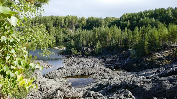 Karelien Ist Eine Sehr Schöne Republik Norden Russlands Girvas Nationalpark — Stockfoto