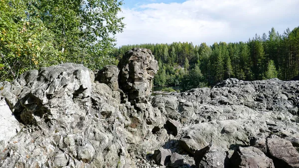 Carélia Uma República Muito Bonita Norte Rússia Girvas National Park — Fotografia de Stock