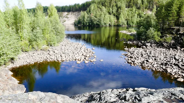 Carélia Uma República Muito Bonita Norte Rússia Girvas National Park — Fotografia de Stock
