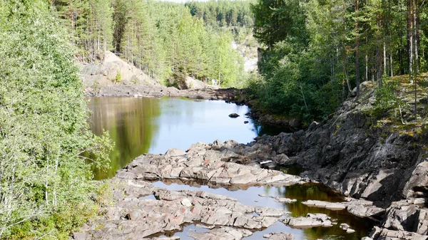Karelia Una República Muy Hermosa Norte Rusia Parque Nacional Girvas — Foto de Stock