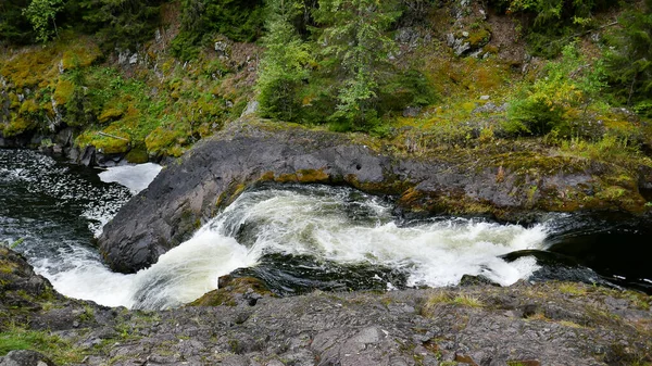 Kivac Una Reserva Cascada República Karelia Federación Rusa Lugar Muy — Foto de Stock