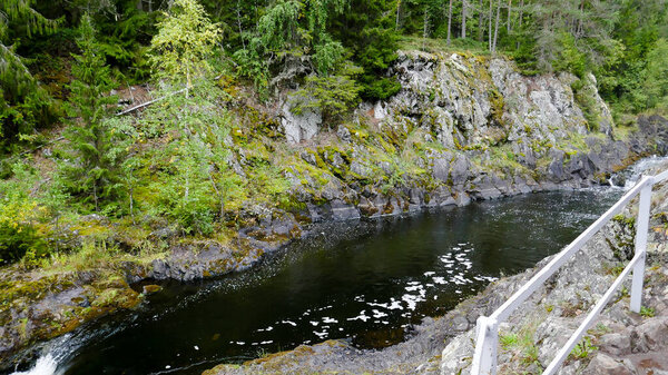 Kivac is a reserve and waterfall in the Republic of Karelia, Russian Federation. A very beautiful place to stay
