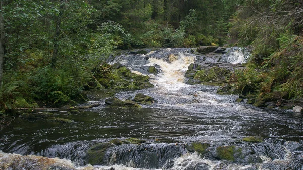 Naturpark Norden Russlands Wasserfälle Herrliche Natur Und Ein Echter Russischer — Stockfoto