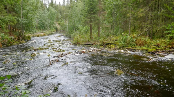 Naturpark Norden Russlands Wasserfälle Herrliche Natur Und Ein Echter Russischer — Stockfoto