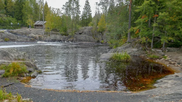 Ruskeala Falls Nádherný Přírodní Park Severním Rusku Karelijská Republika Nedaleko — Stock fotografie