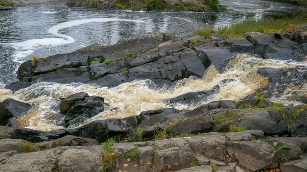 Ruskeala Falls Nádherný Přírodní Park Severním Rusku Karelijská Republika Nedaleko — Stock fotografie