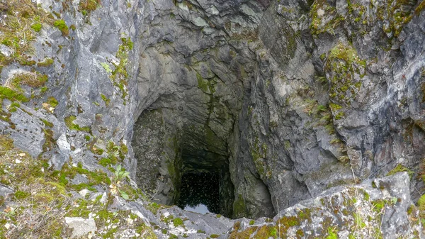 Russisch Noorden Canyon Overspoeld Met Water Ruskeala Park Gorta Het — Stockfoto