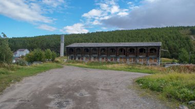 Kandalaksha ve şehrin çevresi. Güzel bir yer, Kandalakş Körfezi ve Beyaz Deniz manzarası.