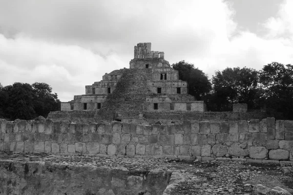 Maya Ερείπιο Κοντά Campeche — Φωτογραφία Αρχείου