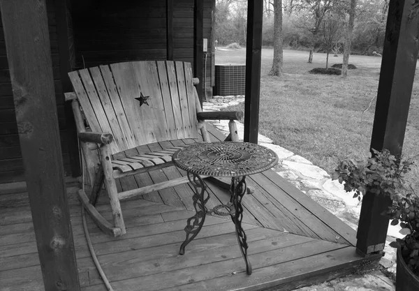 Masalı Teksas tarzı sallanan sandalye