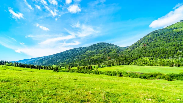 Otoban 5a, Merritt şehirleri ve British Columbia, Kanada Princeton arasındaki Kamloops-Princeton karayolu boyunca kıyı Dağları çevrili tarım alanları