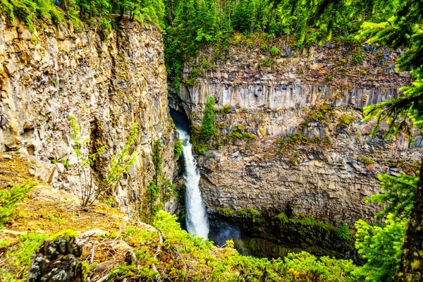 Spahats Falls Spahats Creek Parque Provincial Wells Gray Clearwater Hermosa — Foto de Stock