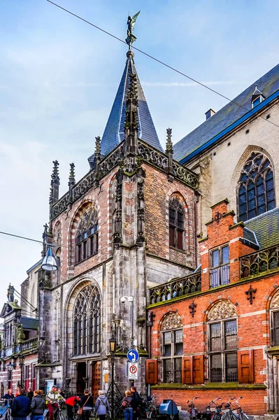 Michael Kilisesi Eski Hansa Zwolle Hollanda Tarihi Merkezinde Şehrin Ana — Stok fotoğraf