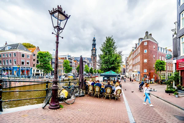 Amsterdam Nederland Sept 2018 Typisch Tafereel Van Een Bijeenkomst Van — Stockfoto