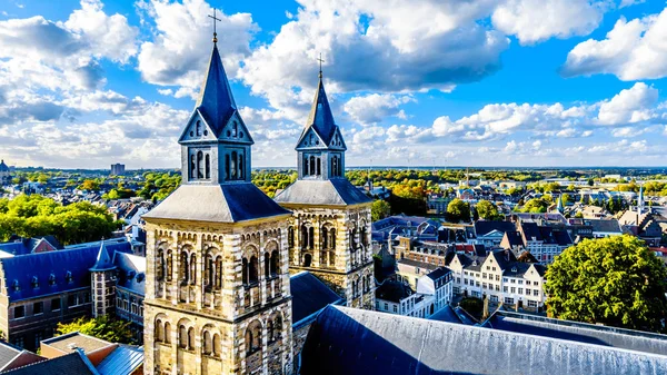 Rotterdam Hollanda Eylül 2018 Nieuwe Maas Nehri Kırmızı Kablo Ile — Stok fotoğraf