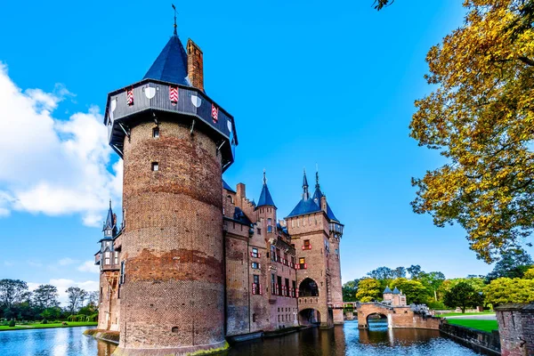 Haarzuilens Utrecht Die Niederlande 2018 Prachtvolles Schloss Haar Umgeben Von — Stockfoto