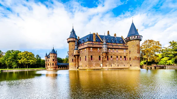 Haarzuilens Utrecht Die Niederlande 2018 Prachtvolles Schloss Haar Umgeben Von — Stockfoto