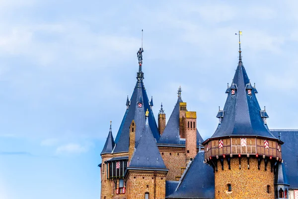 Haarzuilens Utrecht Netherlands Oct 2018 Towers Castle Haar 14Th Century — стоковое фото