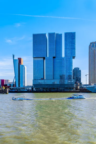 Rotterdam Países Bajos Septiembre 2018 Modernos Edificios Arquitectónicos Gran Altura — Foto de Stock