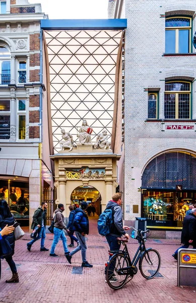 Amsterdam Noord Holland Netherlands Oct 2018 Entrance Kalverpassage Shooping Mall — Stock Photo, Image