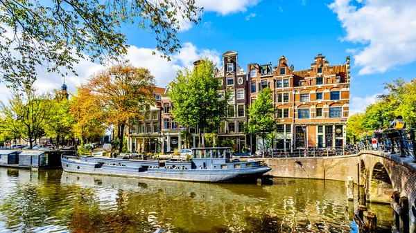 Amsterdam Noord Holland Hollandia Október 2018 Prinsengracht Prince Csatorna Lekkersluis — Stock Fotó