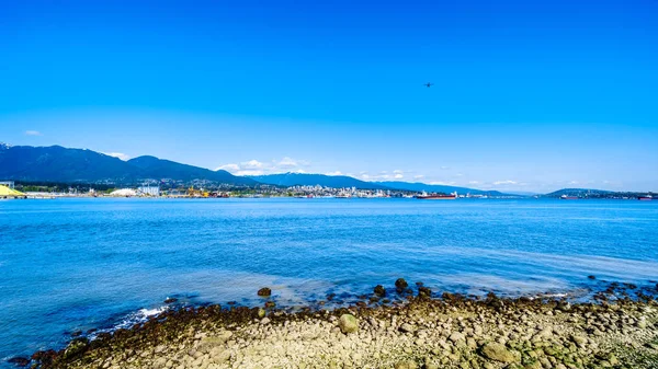 Vancouver Canada May 2019 Pemandangan Pelabuhan Vancouver Dengan Jembatan Narrows — Stok Foto