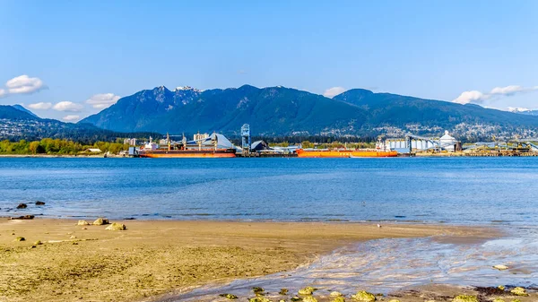 Vancouver Canada May 2019 View North Shore Burrard Inlet Entrance — Stock Photo, Image