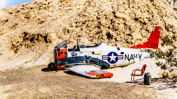 Dorado Canyon Nevada Usa June 2019 Airplane Wreck Used Old — Stock Photo, Image