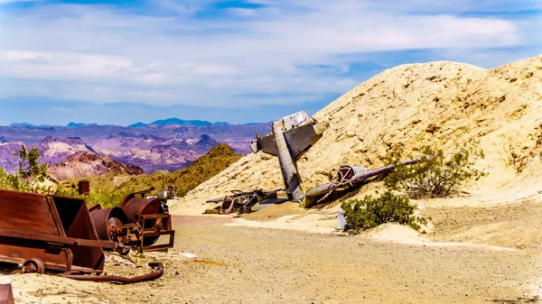 Dorado Canyon Nevada Usa Juni 2019 Neergestort Vliegtuig Gebruikt Als — Stockfoto