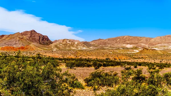 Rugged Colorful Mountains Northshore Road Sr167 Lake Mead National Recreation — Stock Photo, Image