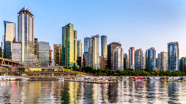 Vancouver British Columbia Kanada Július 2019 Float Plane Terminál Magasra — Stock Fotó