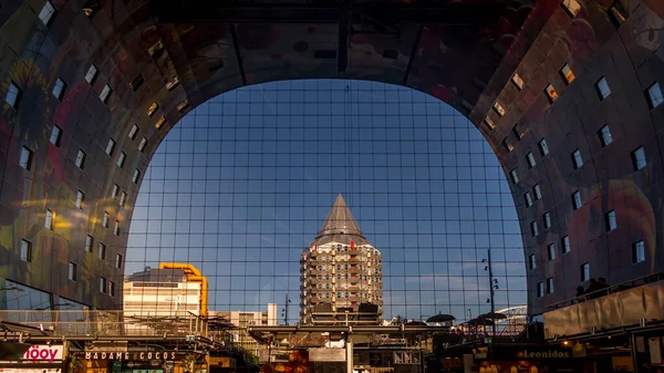 Rotterdam Pays Bas Septembre 2018 Architecture Moderne Market Hall Bâtiment — Photo