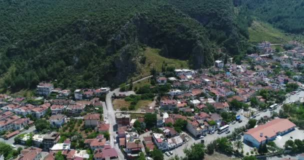 Fethiye Şehrin Havadan Görünümü Türkiye — Stok video