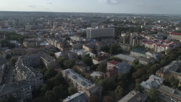 Légifelvétel Ivano Frankivsk Town Ukrajna — Stock videók